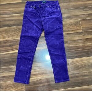 Purple jeans